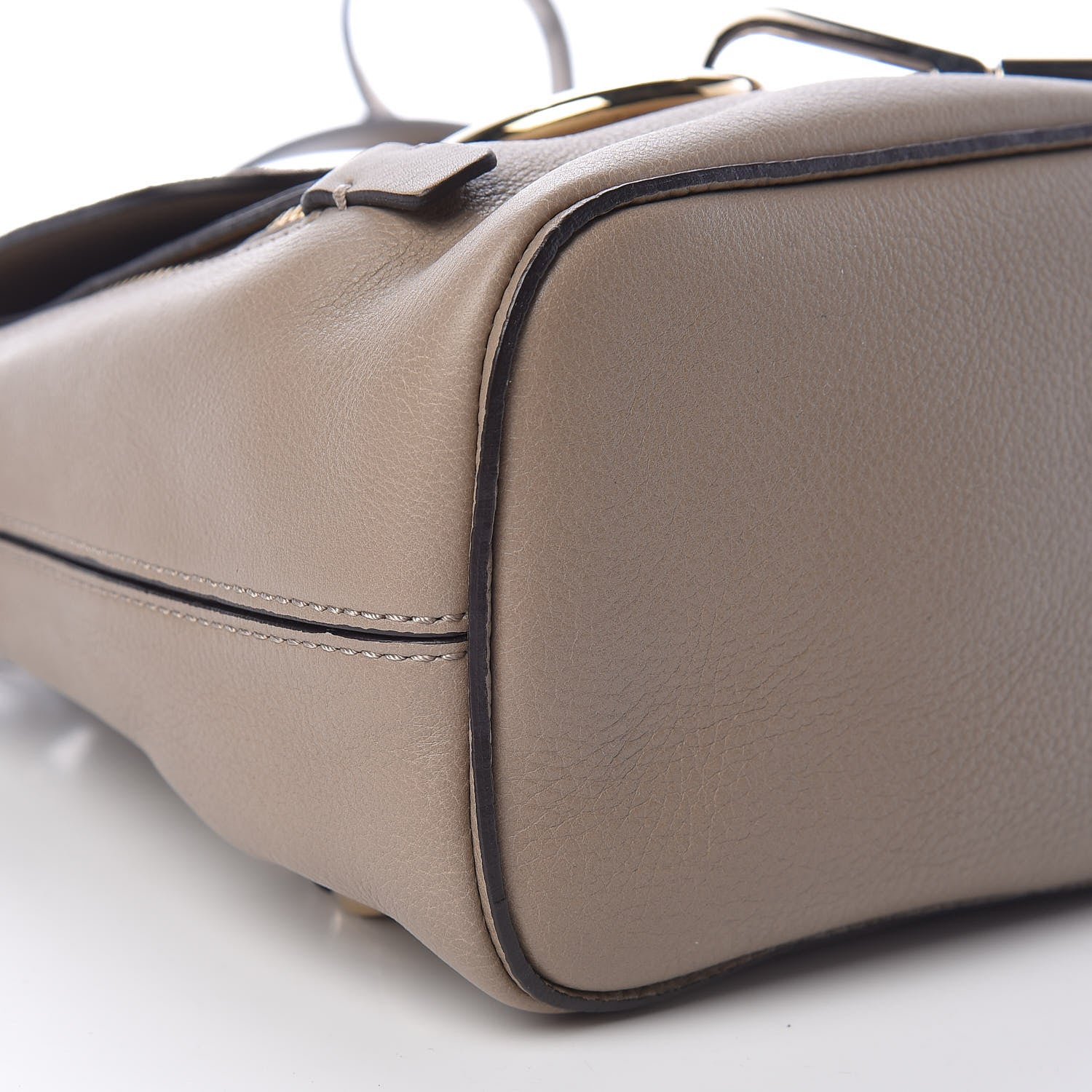 Chloe Suede Calfskin Mini Faye Backpack Motty Grey 9 of 10