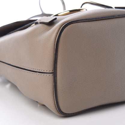 Chloe Suede Calfskin Mini Faye Backpack Motty Grey 9 of 10