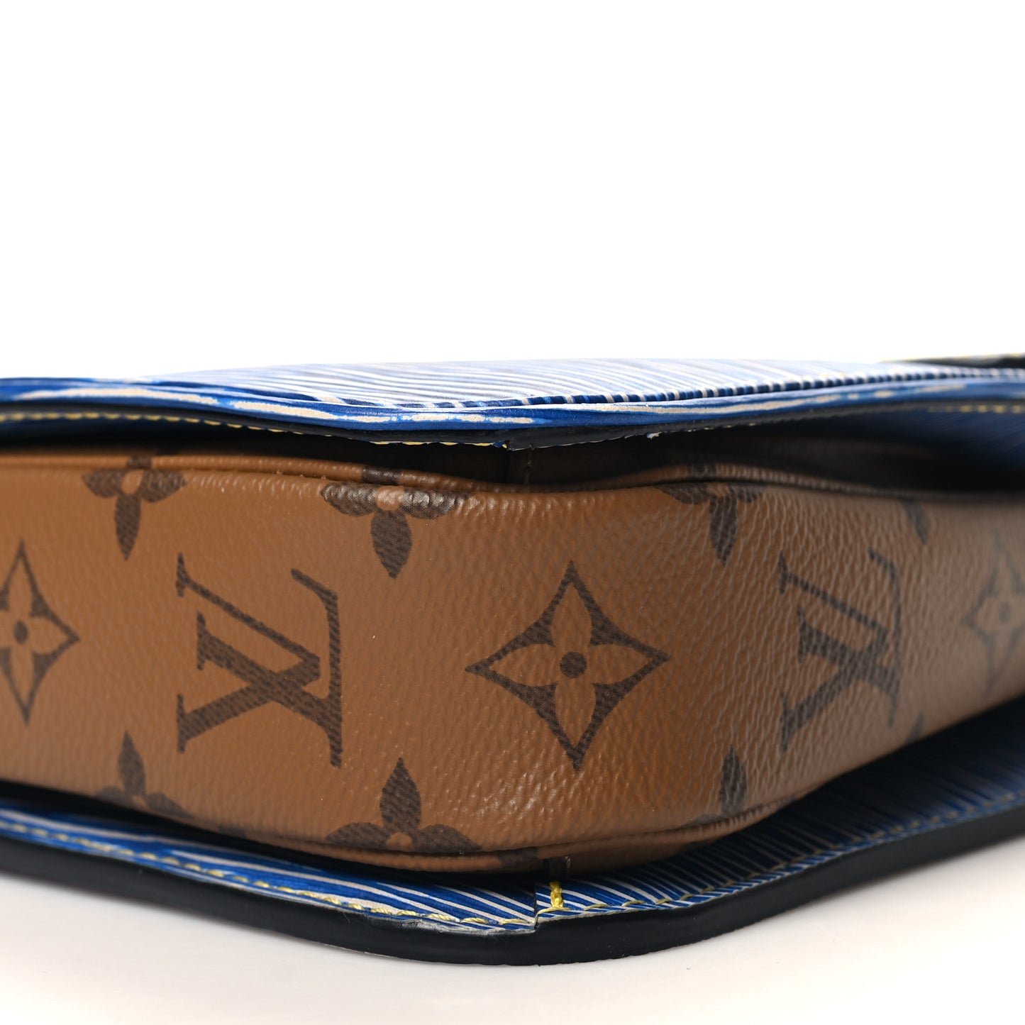 Epi Reverse Monogram Pochette Metis Denim Light