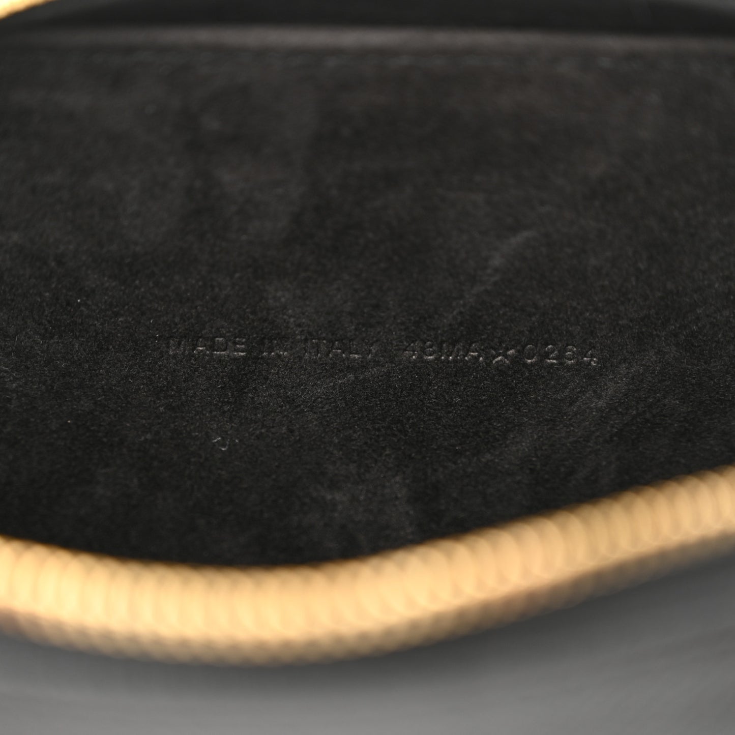 Grained Calfskin Caro Double Pouch Black