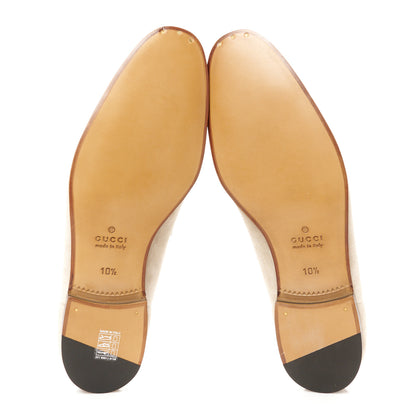 Gucci Suede Mens Horsebit Loafers 10.5 Oatmeal 5 of 9