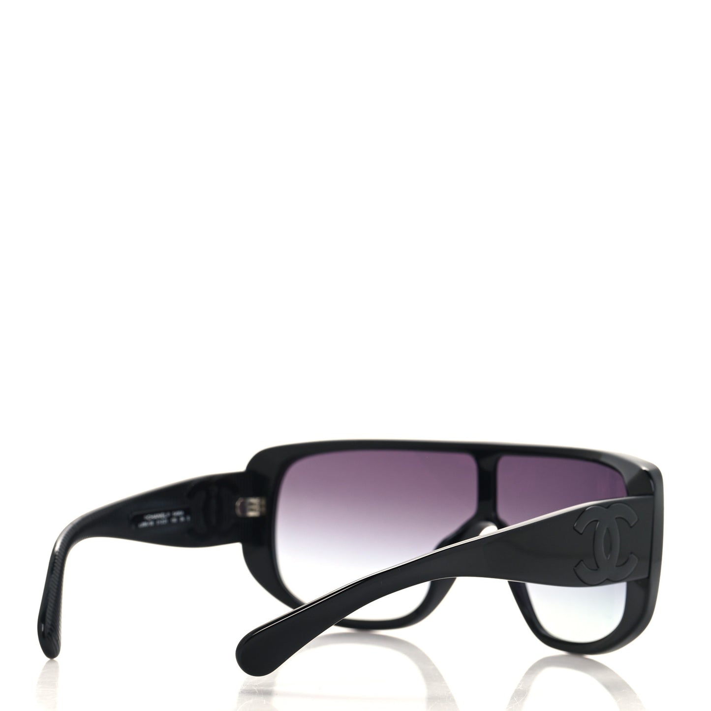 Acetate Shield Sunglasses 5495A Black