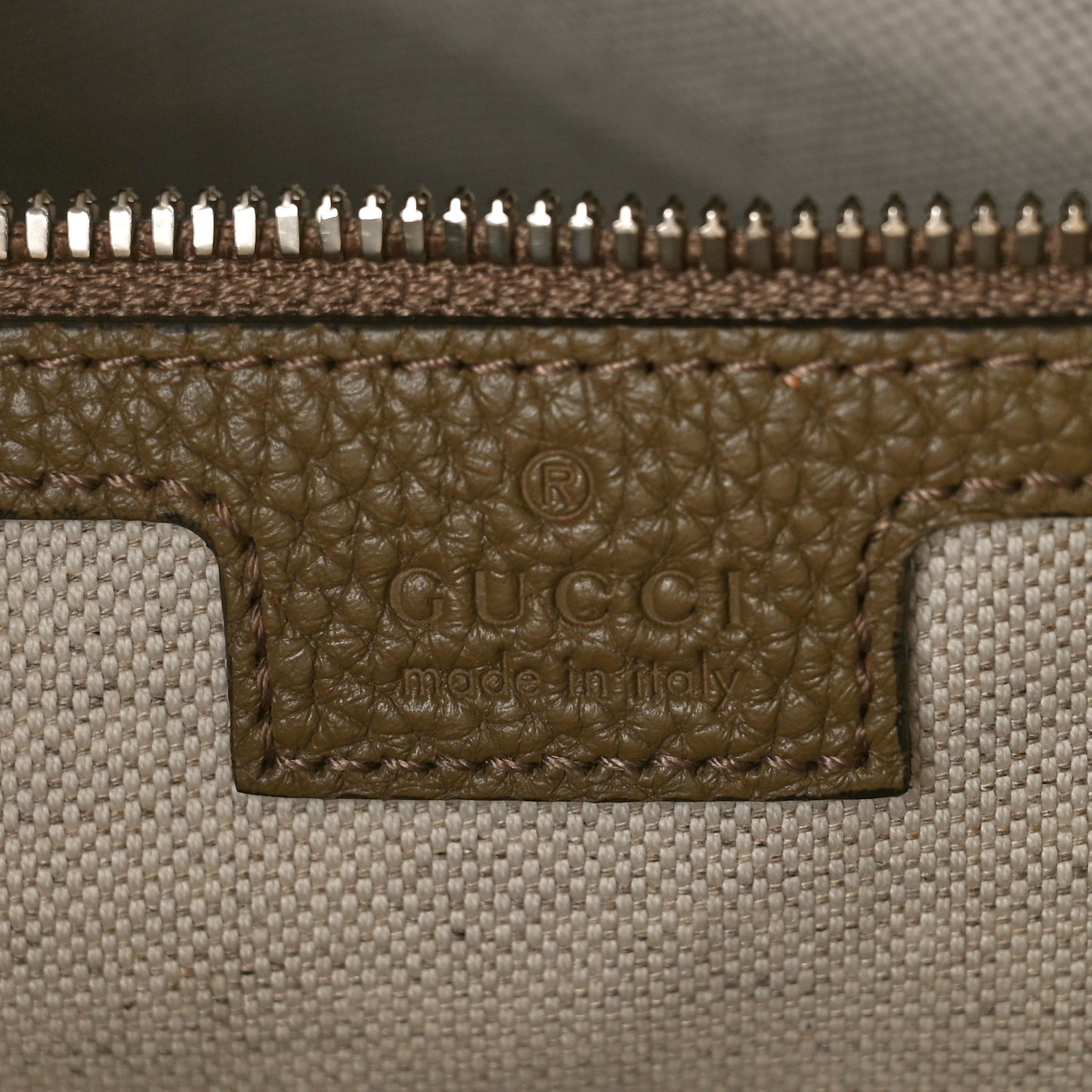 Piuma Calfskin Jumbo GG Embossed Large Duffle Bag Taupe