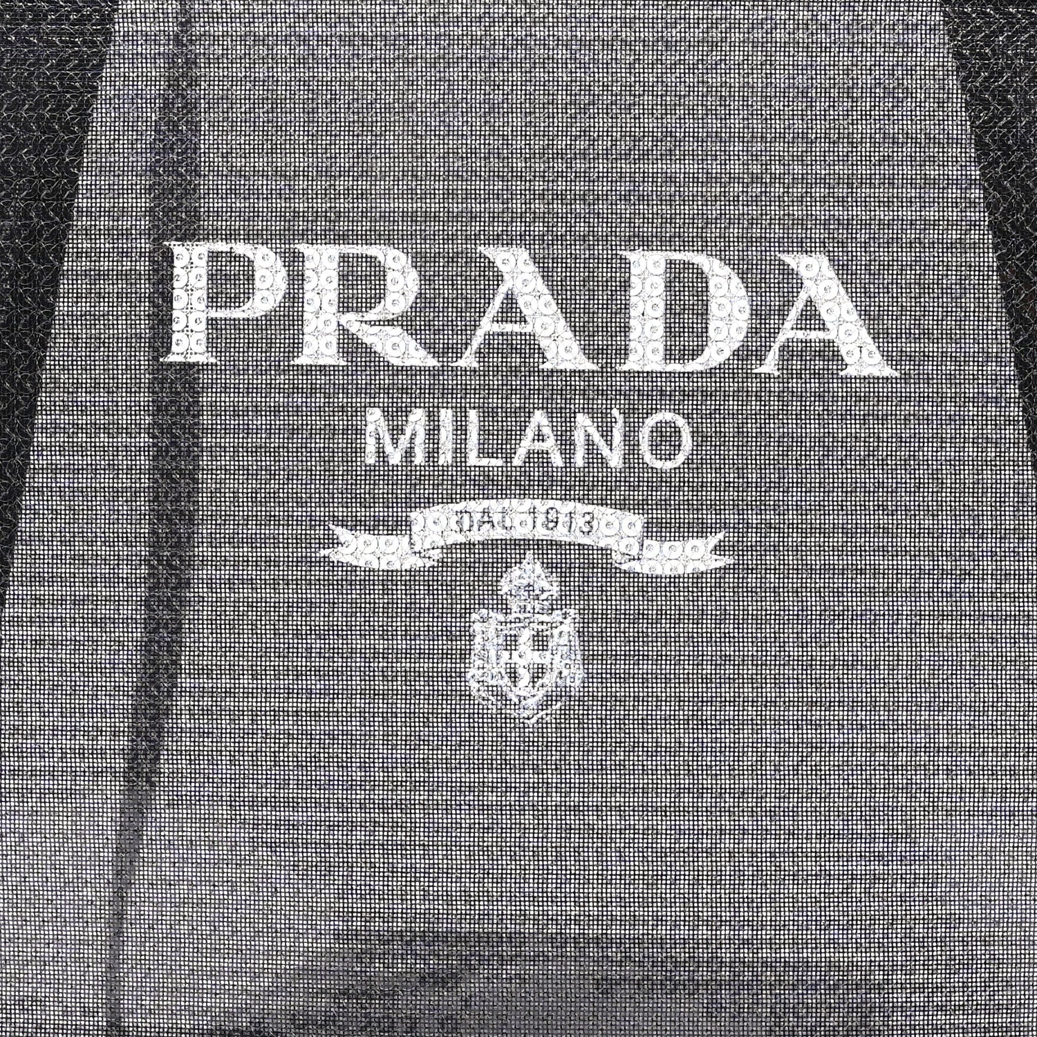 Prada Sequin Rete Paillettes Small Tote Bag Black 9 of 11