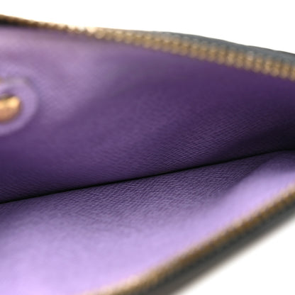 Louis Vuitton Monogram Multicolor Key Pouch Black Violet 5 of 8