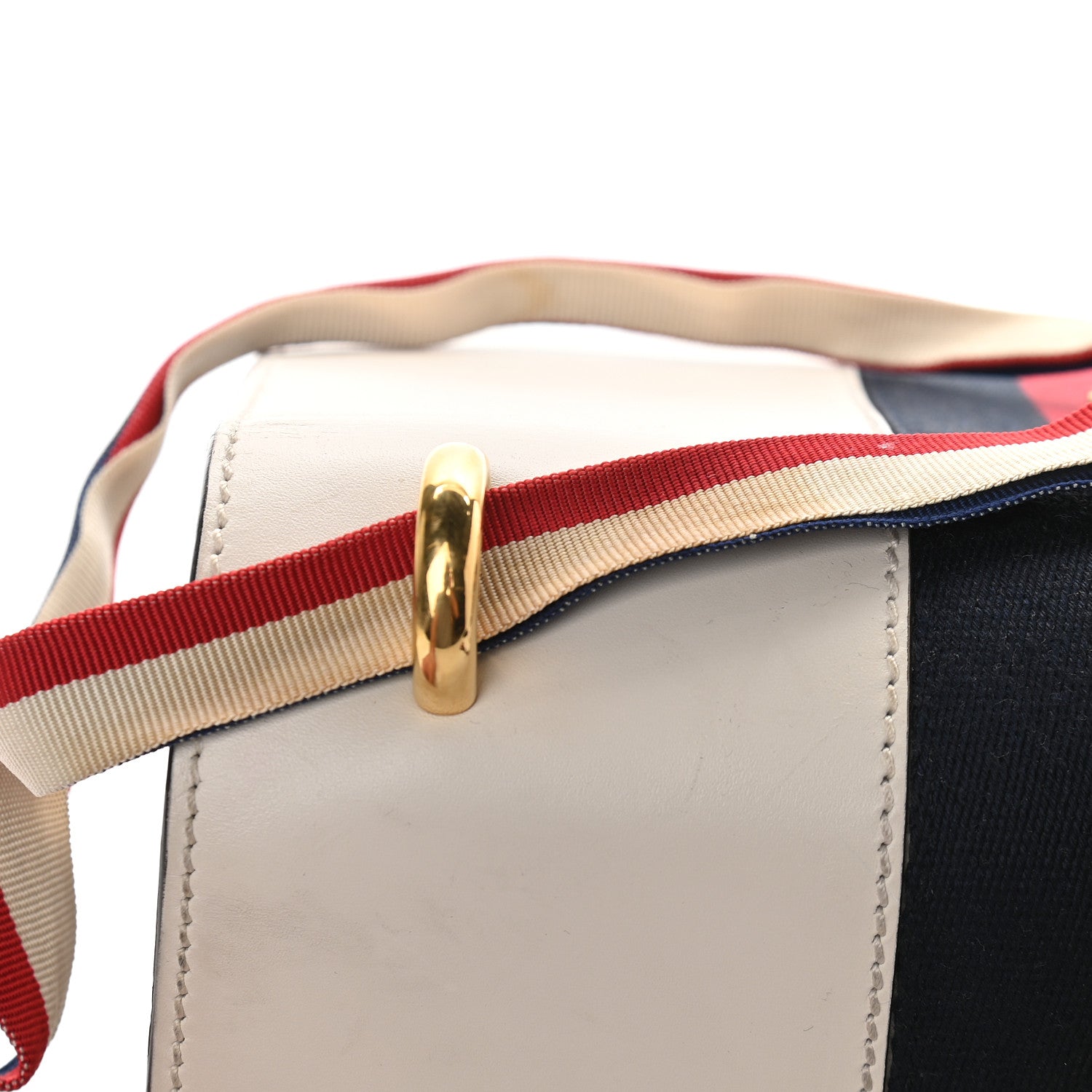 Gucci Calfskin Small Sylvie Shoulder Bag Off White 9 of 11