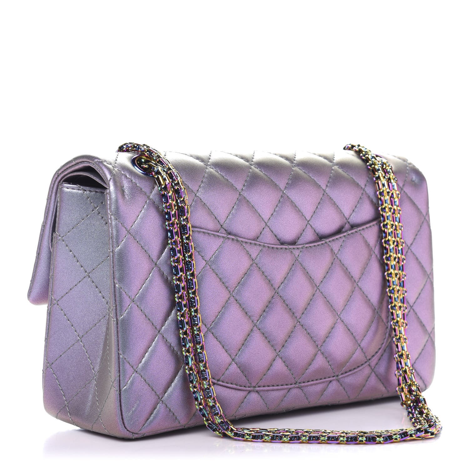 Chanel Iridescent Lambskin Quilted 2.55 Reissue 226 Flap Light Purple 3 of 10