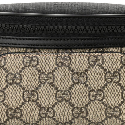 Gucci GG Supreme Monogram Belt Bag Black 8 of 10