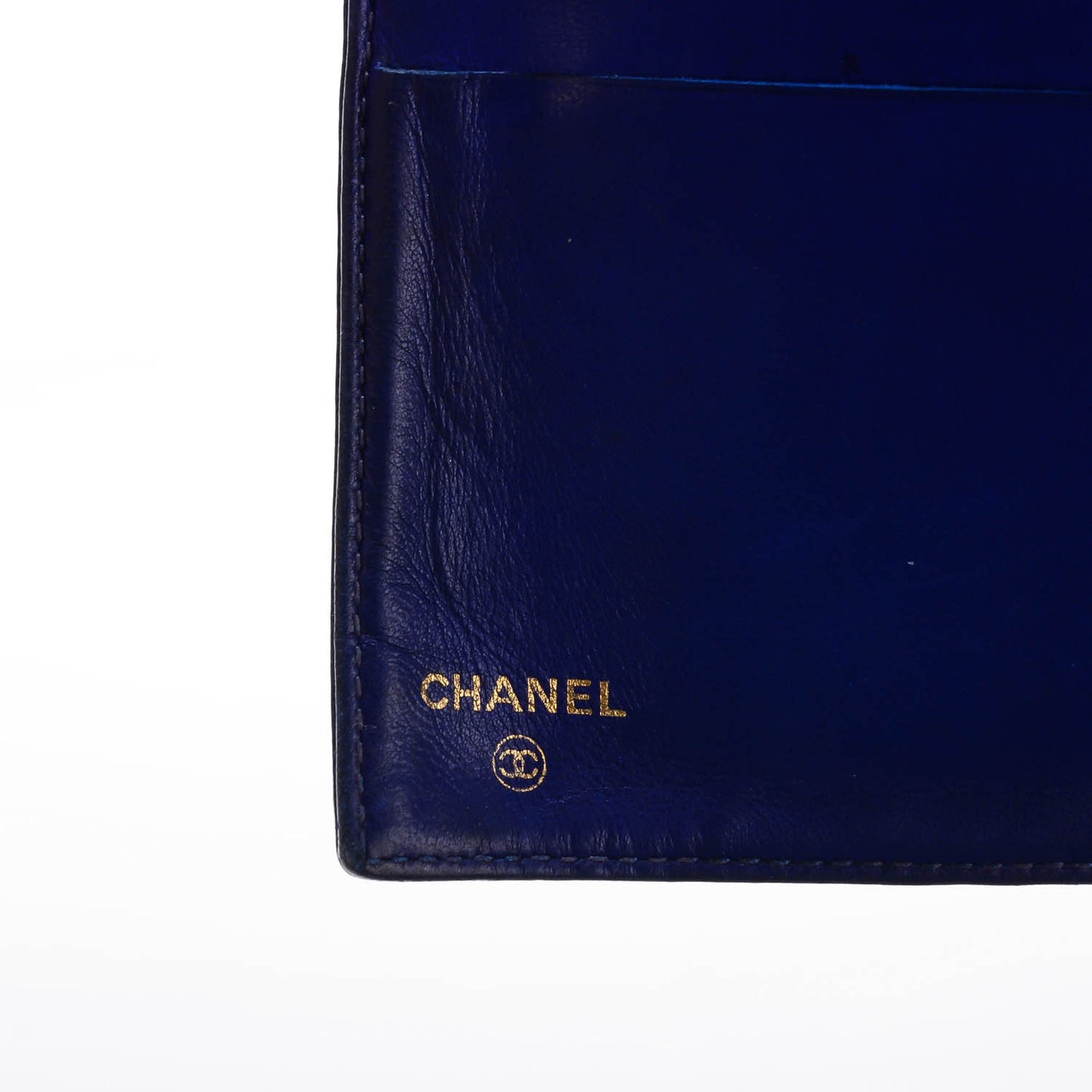 Caviar CC Wallet Clutch Blue