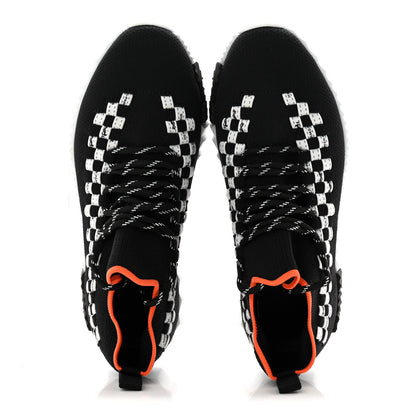 Hermes Knit Womens Flex Bolduc Sneakers 37 Black White 2 of 9