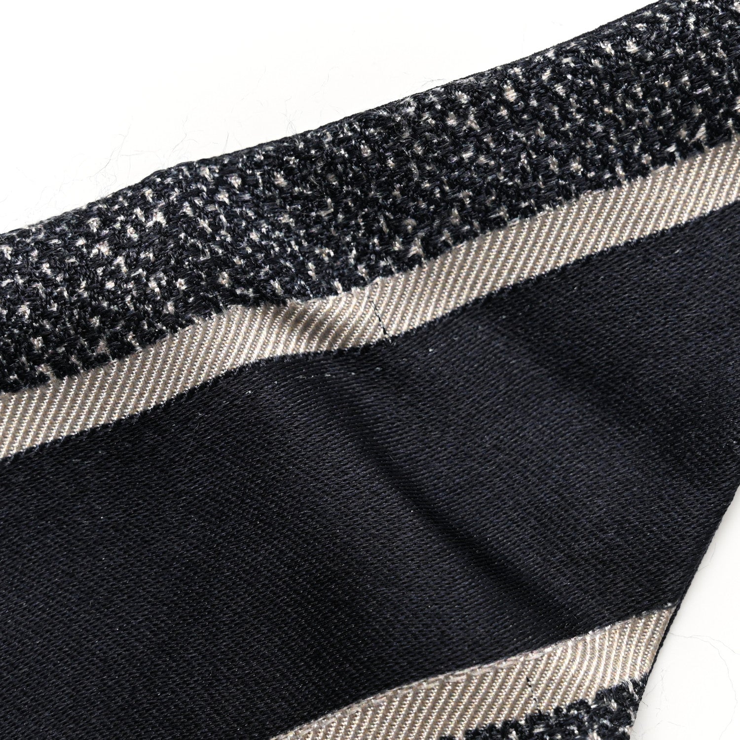 Christian Dior Silk Oblique Mitzah Scarf Blue 5 of 5