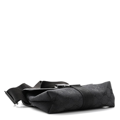 Gucci GG Monogram Web Buckle Belt Bag Black 4 of 9