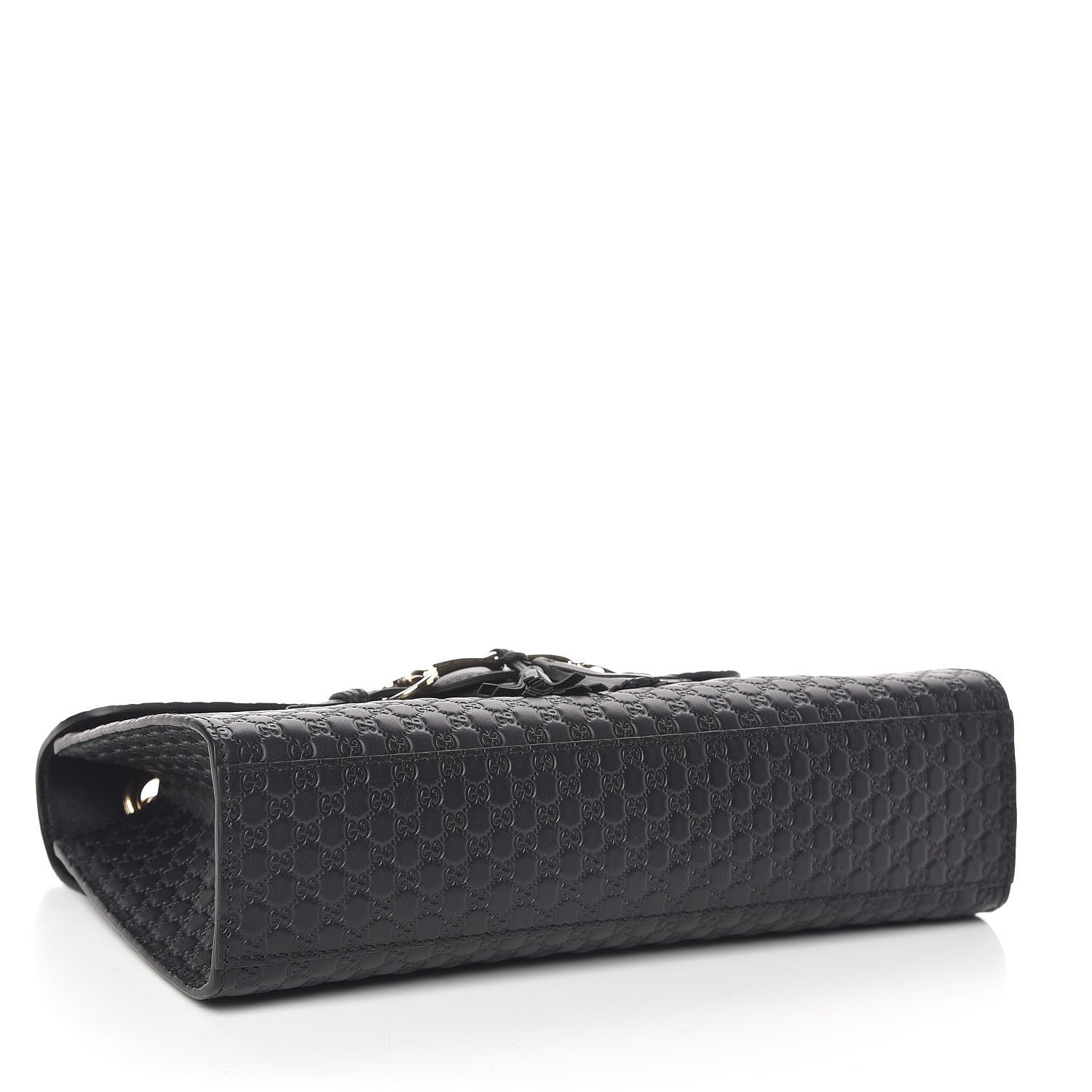 Gucci Microguccissima Medium Emily Chain Shoulder Bag Black 4 of 9