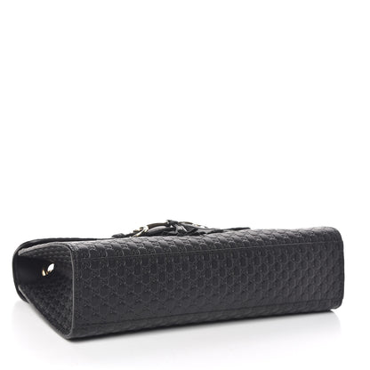 Gucci Microguccissima Medium Emily Chain Shoulder Bag Black 4 of 9