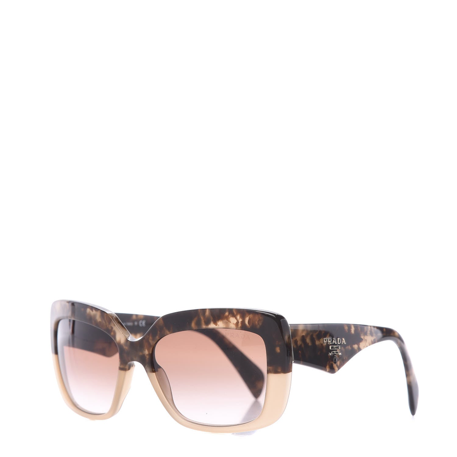 Prada Sunglasses SPR 03Q Tortoise Beige 1 of 7