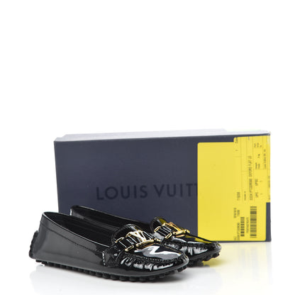 Louis Vuitton Patent Calfskin Oxford Loafers 36 Black 14 of 14