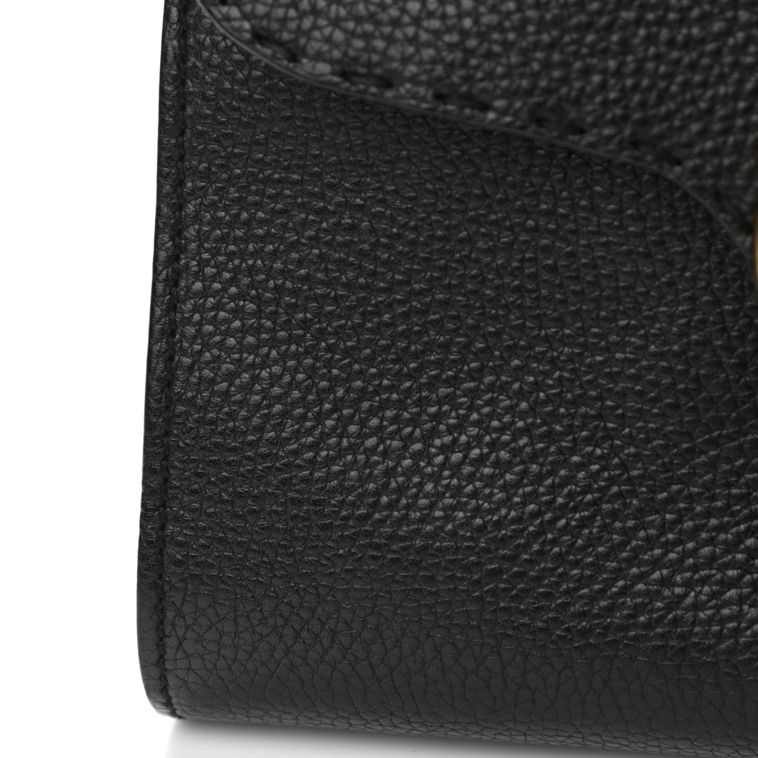 Gucci Calfskin Mini GG Marmont Top Handle Bag Black 12 of 13