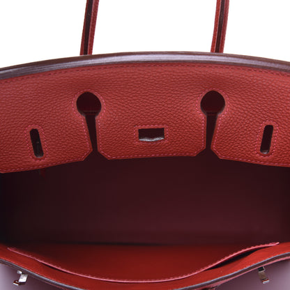 Hermes Togo Birkin 25 Rouge Vif 8 of 31