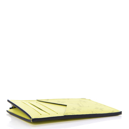 Louis Vuitton Monogram Taiga Coin Card Holder Yellow 4 of 6