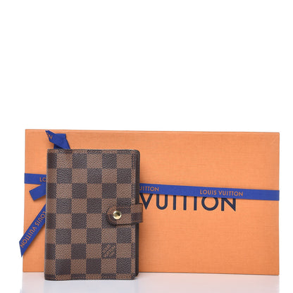 Louis Vuitton Damier Ebene Small Ring Agenda Cover 7 of 7