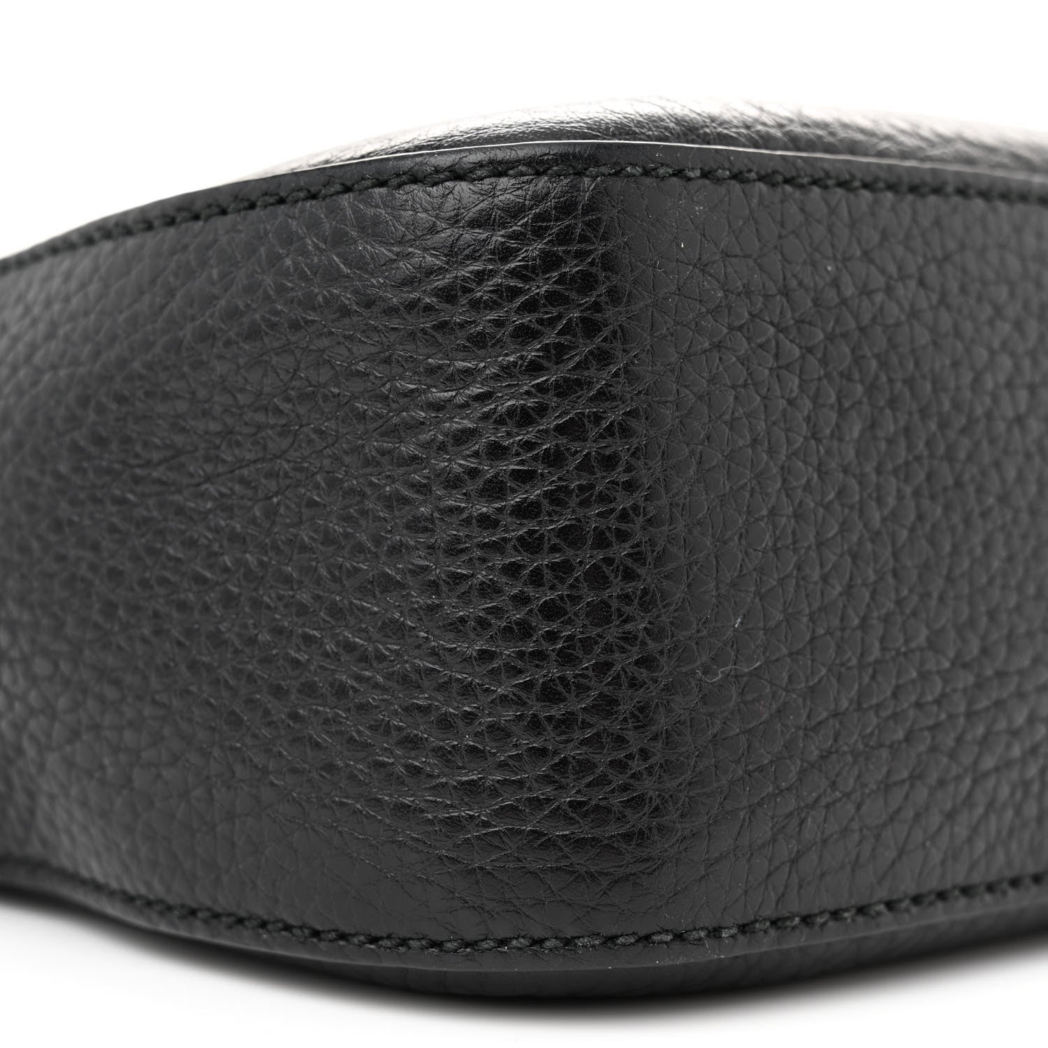 Gucci Pebbled Calfskin Studded Small Soho Disco Bag Black 9 of 13