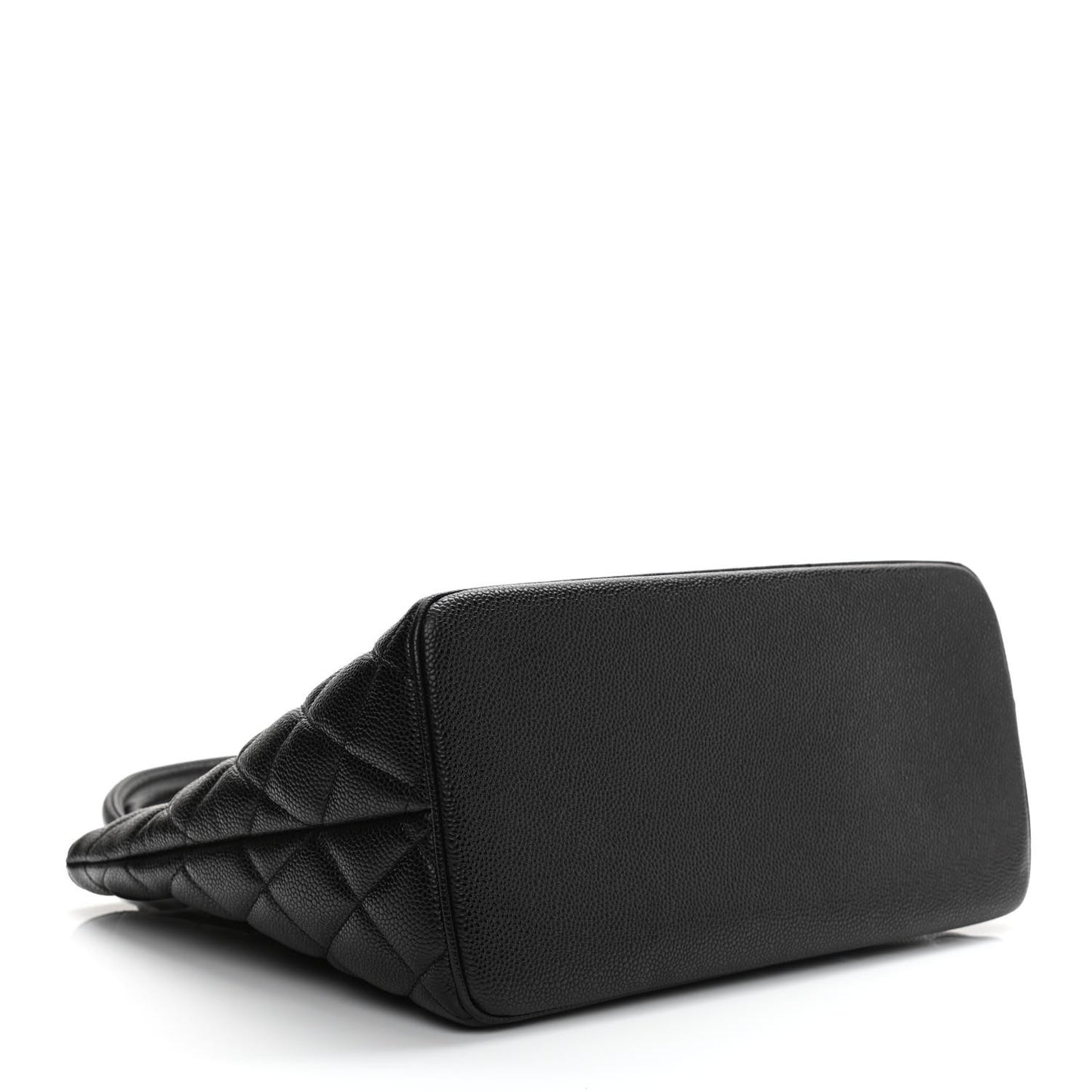 Caviar Quilted Medallion Tote Black