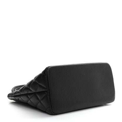 Chanel Caviar Quilted Medallion Tote Black 4 of 10
