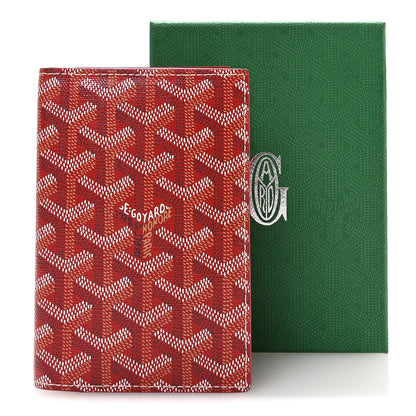 Goyard Goyardine Grenelle Passport Wallet Red 8 of 8