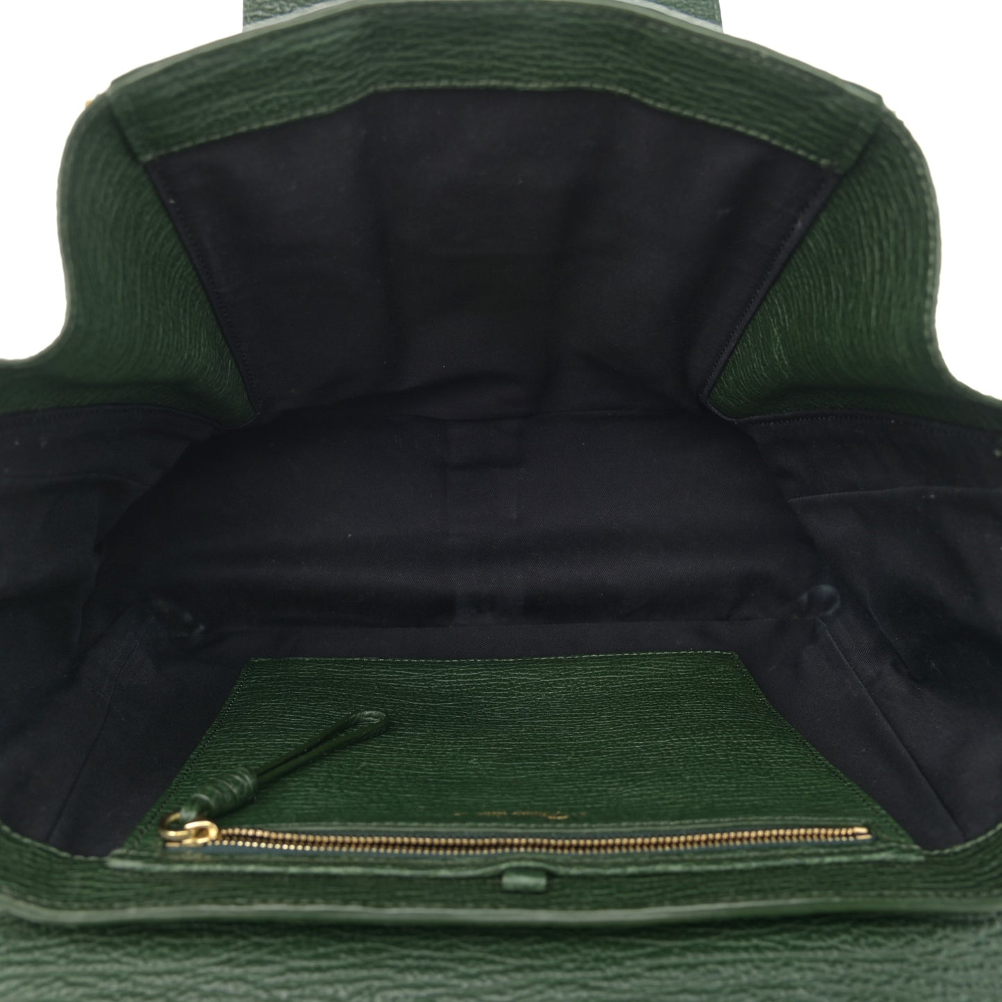 Textured Calfskin Medium Pashli Satchel Jade