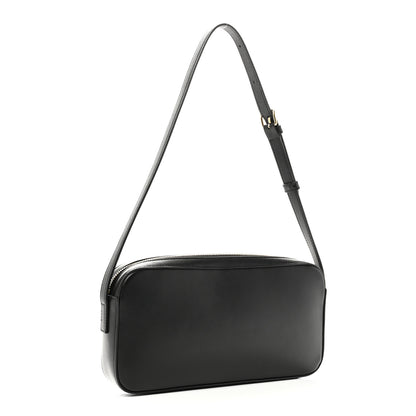Celine Smooth Calfskin Cuir Triomphe Camera Shoulder Bag Black 3 of 9