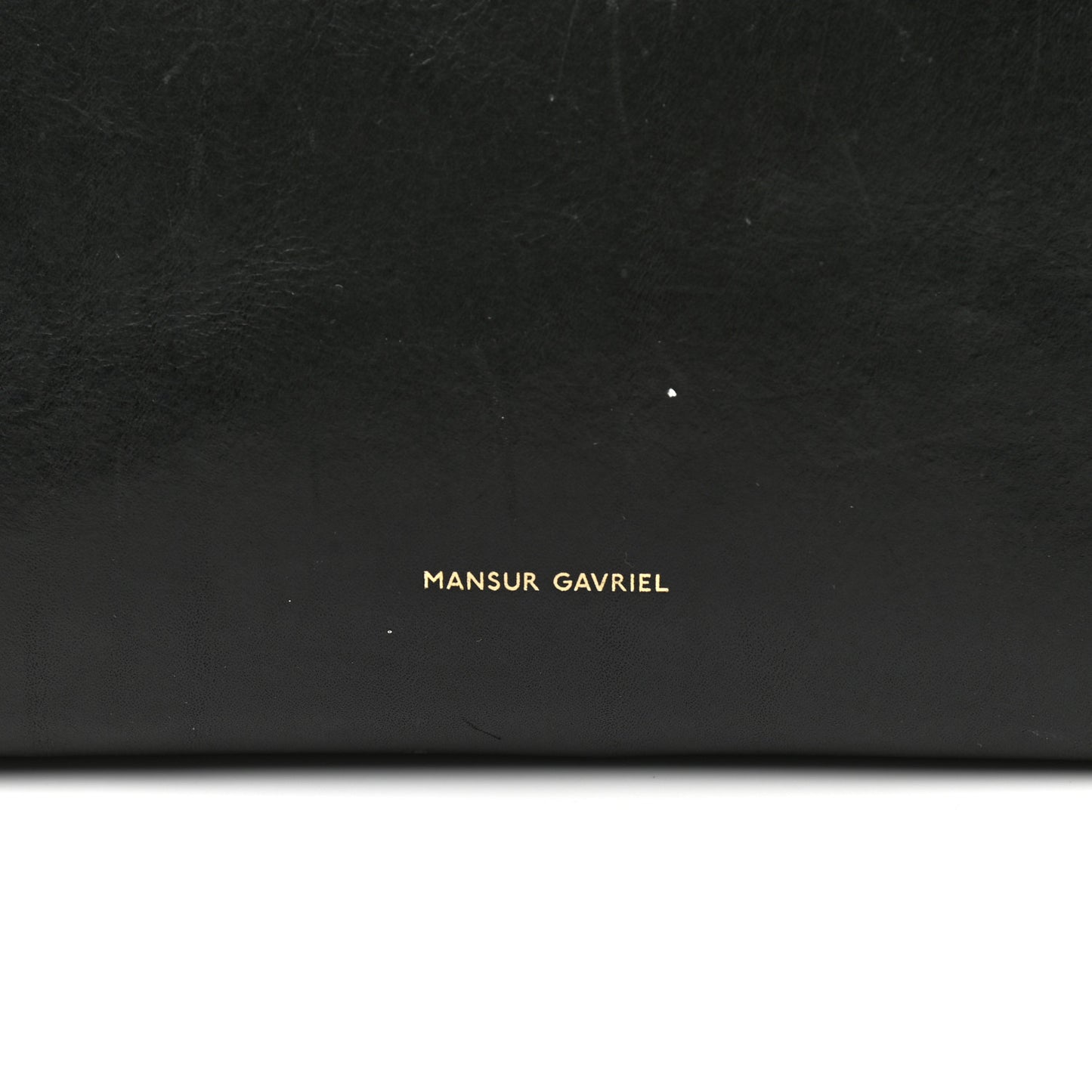 Vegetable Tanned Calfskin Bucket Bag Black Flamma