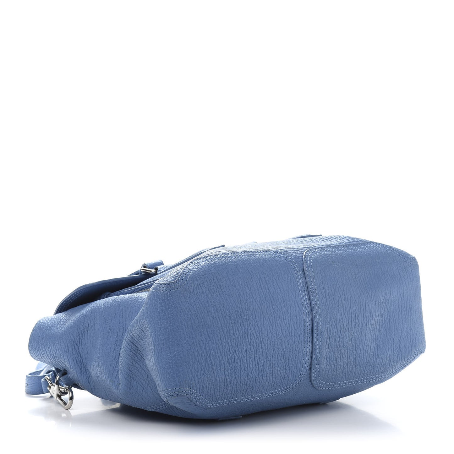 3.1 Textured Calfskin Medium Pashli Satchel Light Blue