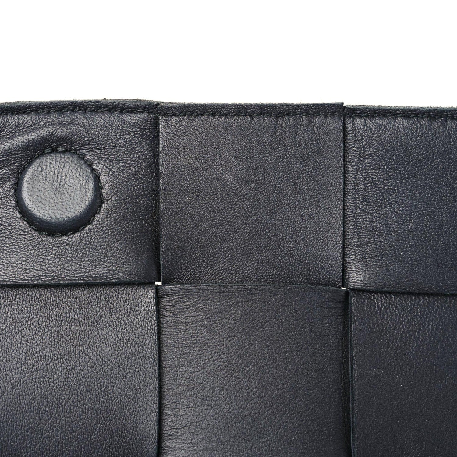 Bottega Veneta Lambskin Maxi Intrecciato Cassette Crossbody Bag Black 18 of 21
