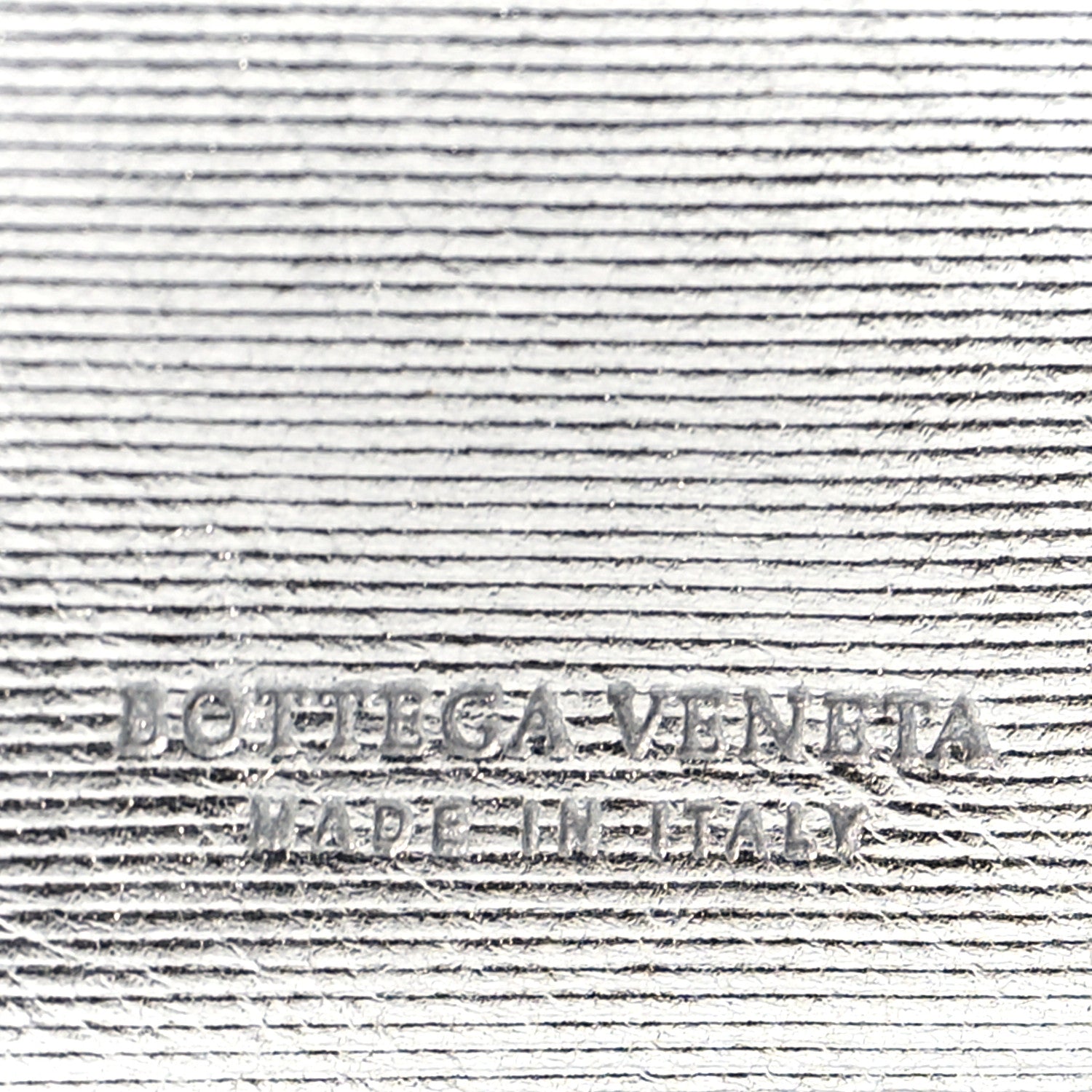 Bottega Veneta Metallic Grosgrain Intrecciato Continental Wallet Silver 7 of 9