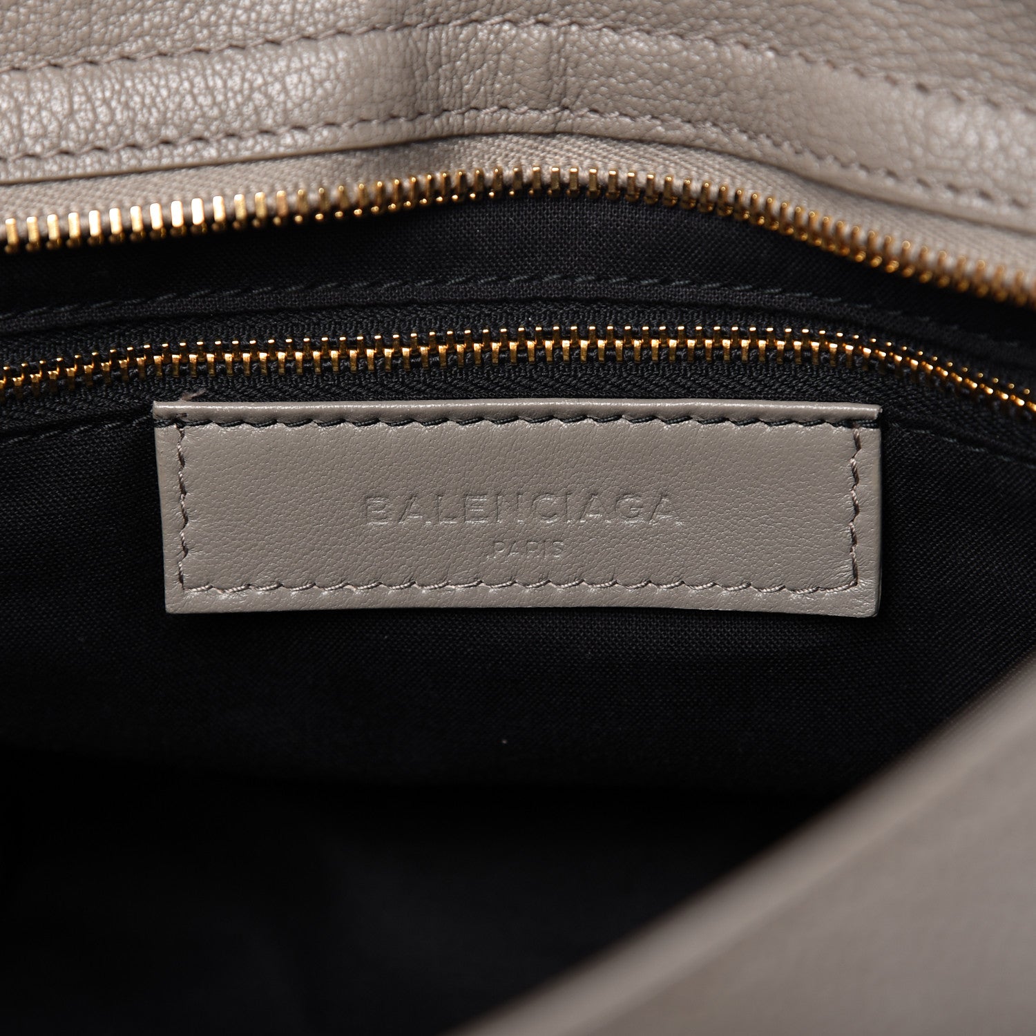 Balenciaga Chevre Gold Metallic Edge Hardware City Gris Taupe 8 of 9