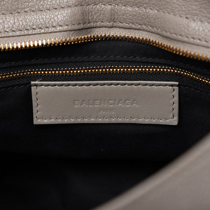 Balenciaga Chevre Gold Metallic Edge Hardware City Gris Taupe 8 of 9