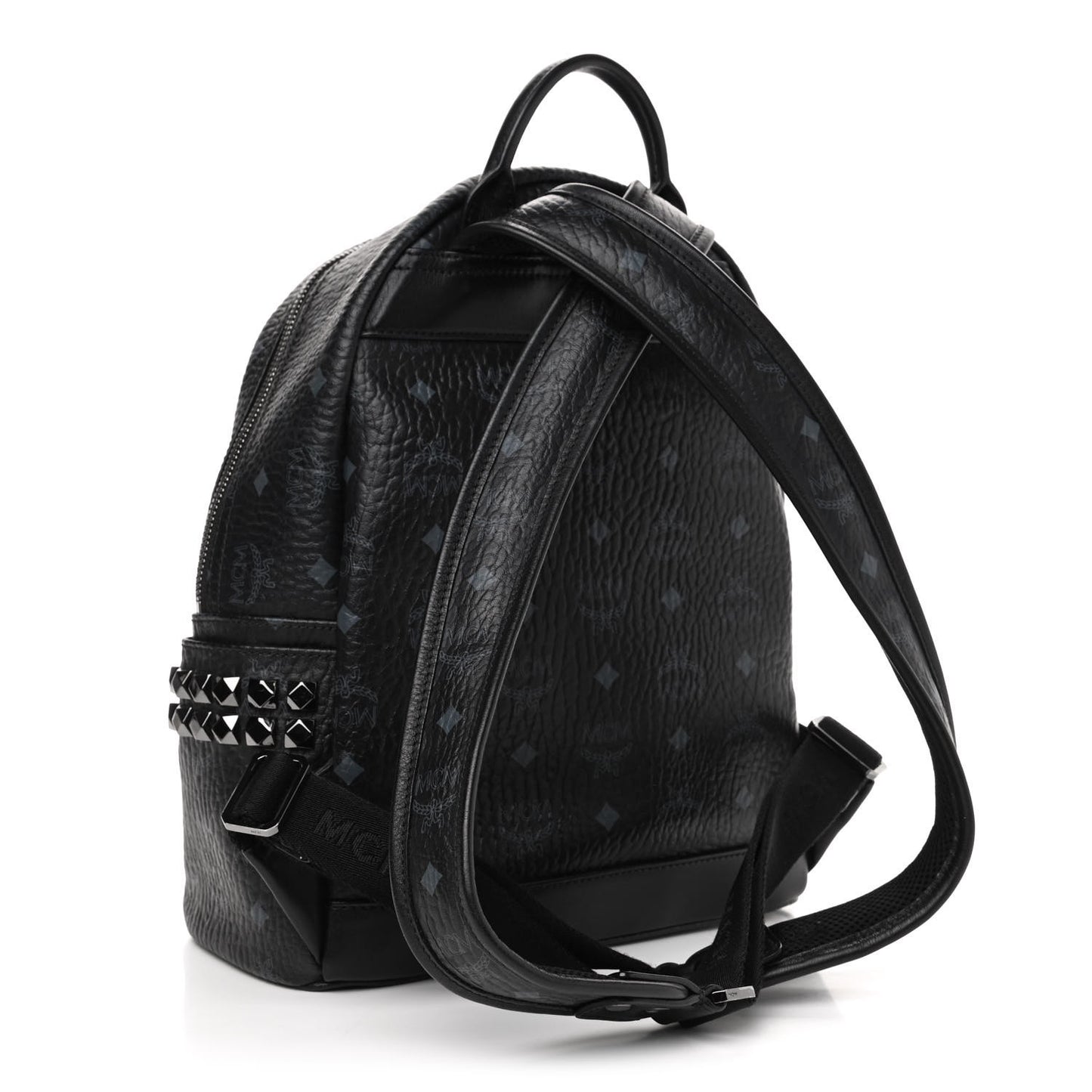 Visetos Small Side Stud Stark Backpack Black