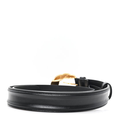Gucci Ciny Calfskin Lux Torchon 35mm Belt 95 38 Black 2 of 4