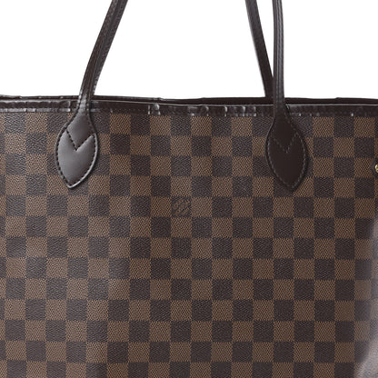 Louis Vuitton Damier Ebene Neverfull MM 7 of 9