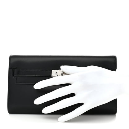 Hermes Box Kelly Wallet To Go Black 2 of 10