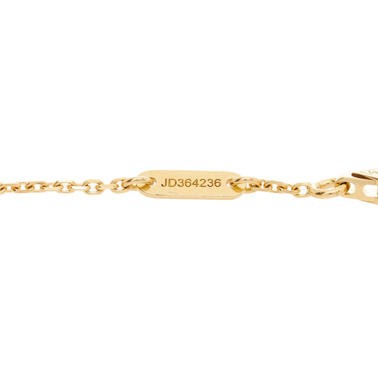 18K Yellow Gold Mother of Pearl Sweet Alhambra Bracelet