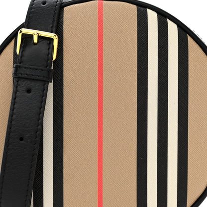 Burberry E-Canvas Calfskin Icon Stripe Louise Bag Archive Beige 9 of 11