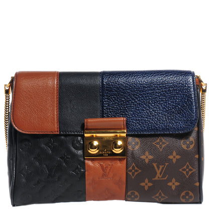 Louis Vuitton Monogram Blocks Pochette Marine 1 of 7
