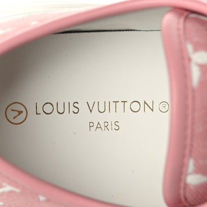 Louis Vuitton Denim Monogram Squad Sneakers 39 Pink 10 of 10