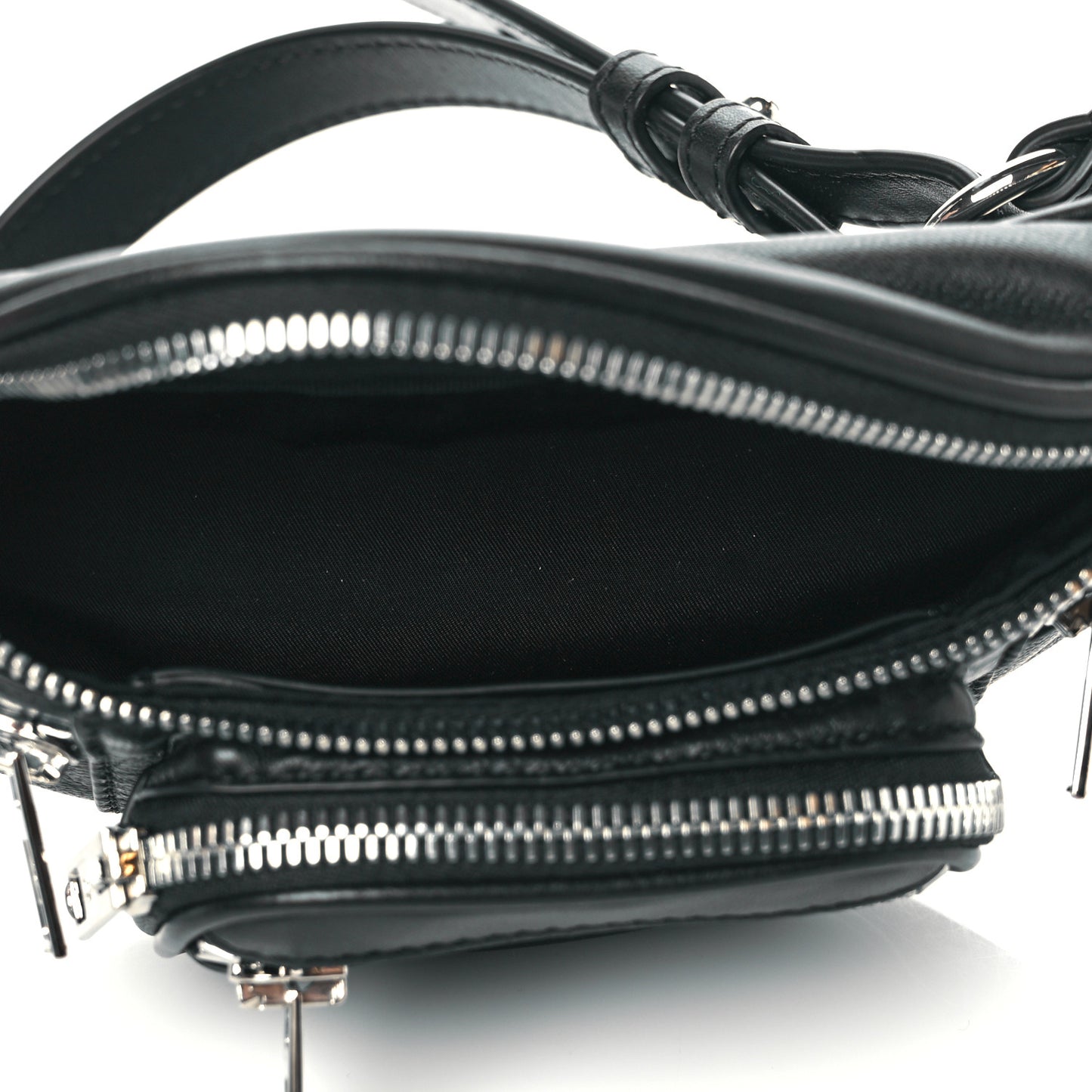 Lambskin Mini Attica Belt Bag Black