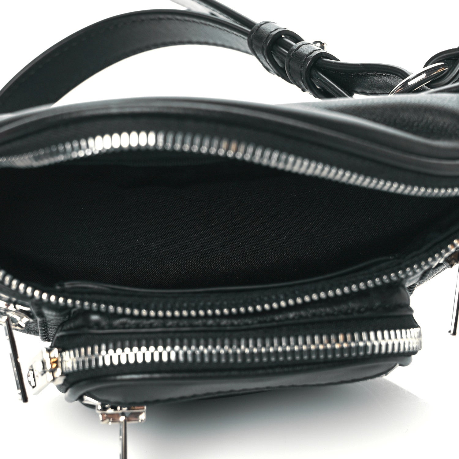 Alexander Wang Lambskin Mini Attica Belt Bag Black 4 of 8