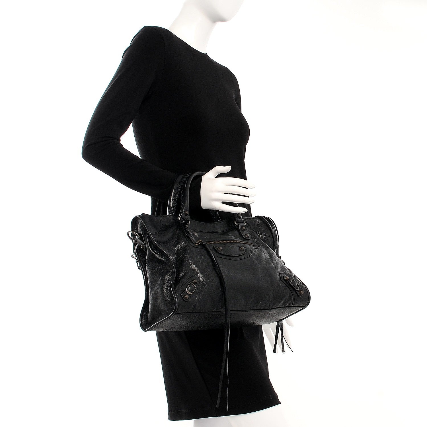 Balenciaga Agneau Classic Hardware City Black 3 of 8