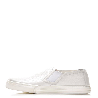 Gucci Microguccissima Slip On Sneakers 37 White 1 of 13