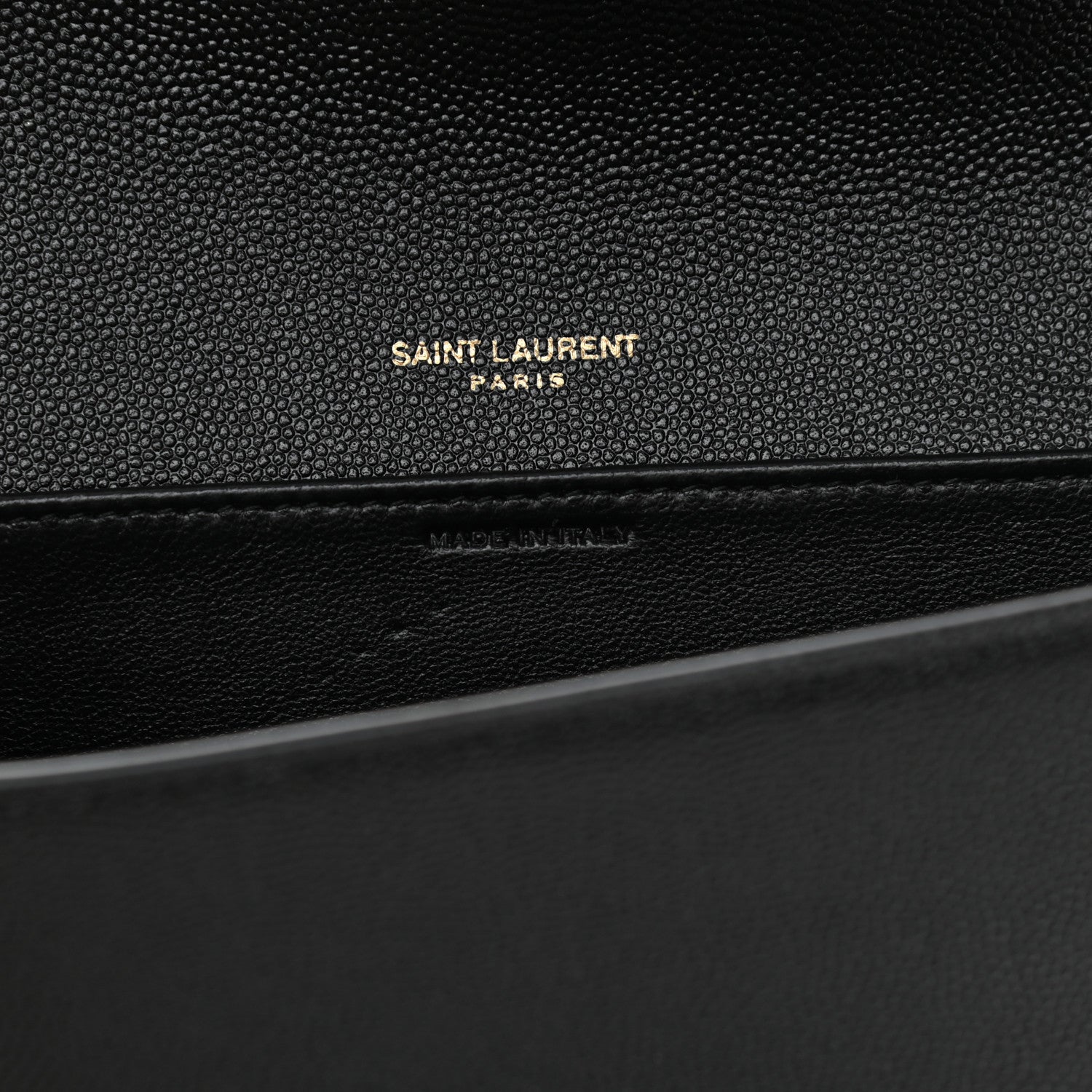 Saint Laurent Grain De Poudre Uptown Chain Wallet Black 8 of 11