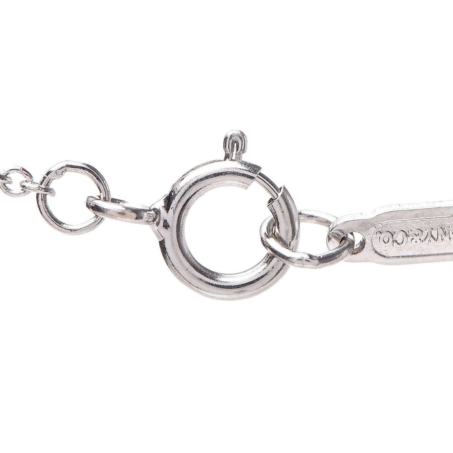 18K White Gold Diamond Mini Metro Horseshoe Pendant Necklace